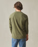 Men's Premium Slub Crew Tee Long Sleeve - Olive